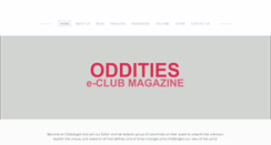 Desktop Screenshot of odditieseclub.com
